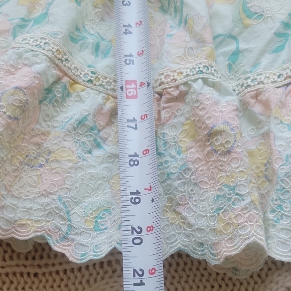 Floral Lace Kids Dress - Pastel Colors - Picture 7 of 11